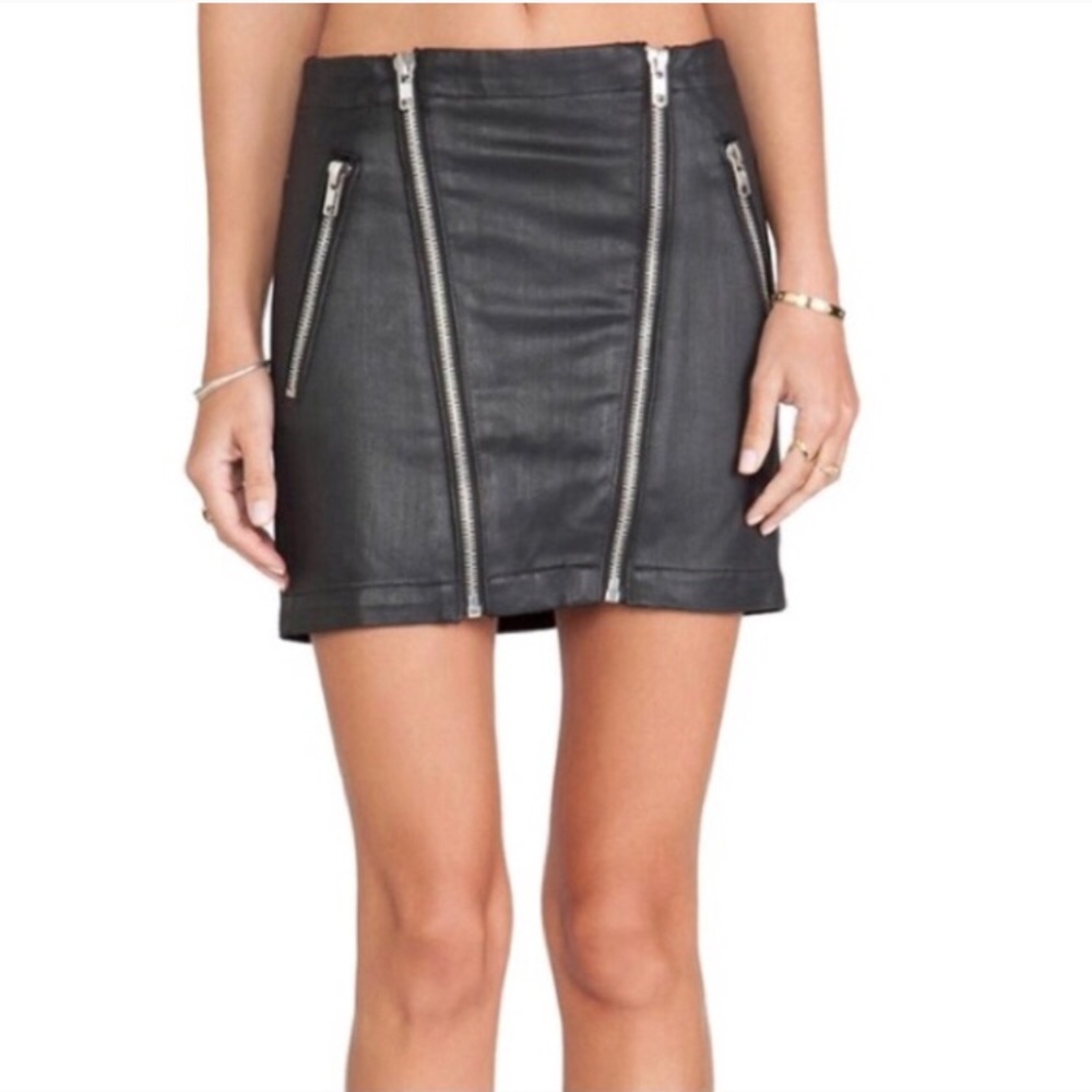 XS Lovers and Friends Denim Skirt